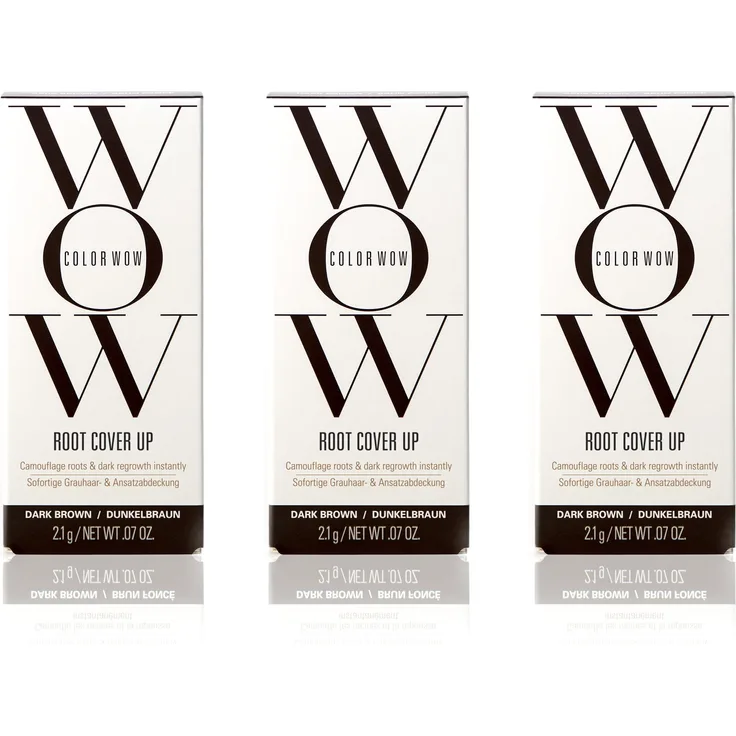 Color Wow Root Cover Up Dunkelbraun 3 x 2,1 g