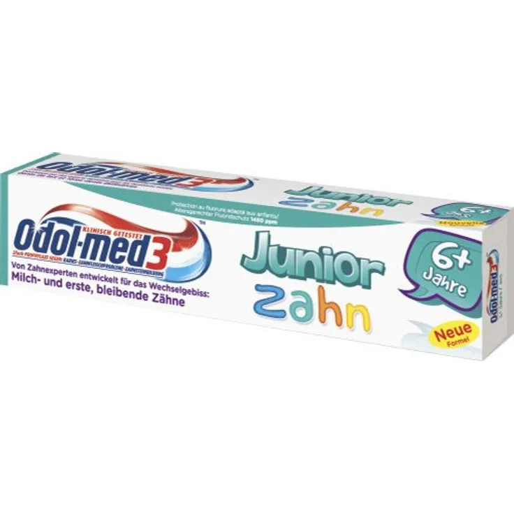 Odol-med 3 Junior Zahncreme 50 ml, frischer Atem & saubere Zähne