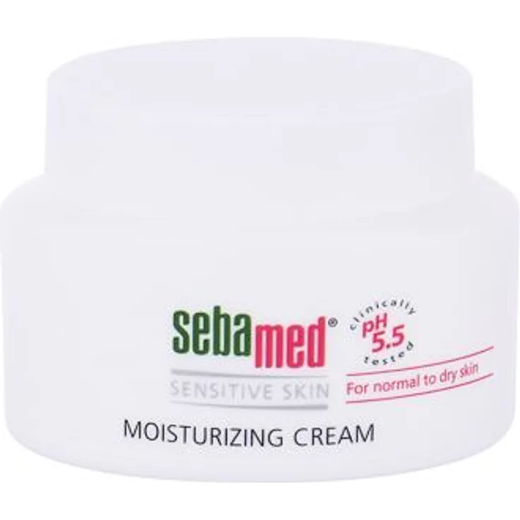 Sebamed Sensitive Skin Moisturizing Tagescreme Für Trockene Haut 75 ml Tagespflege, für Damen und Herren
