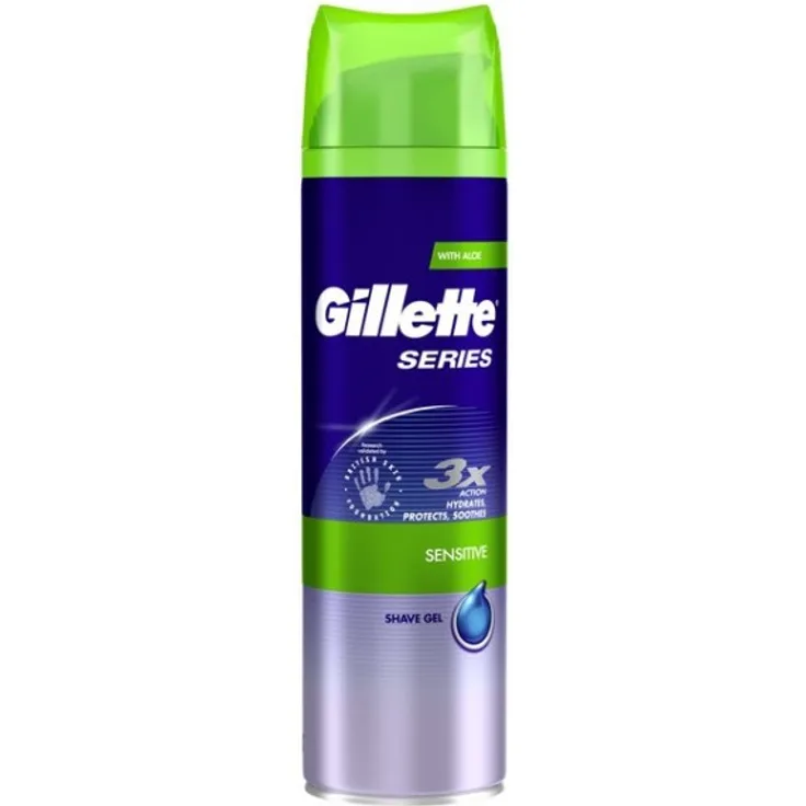 Gillette Series Sensitive Skin Shaving Gel For Sensitive Skin 200 ml