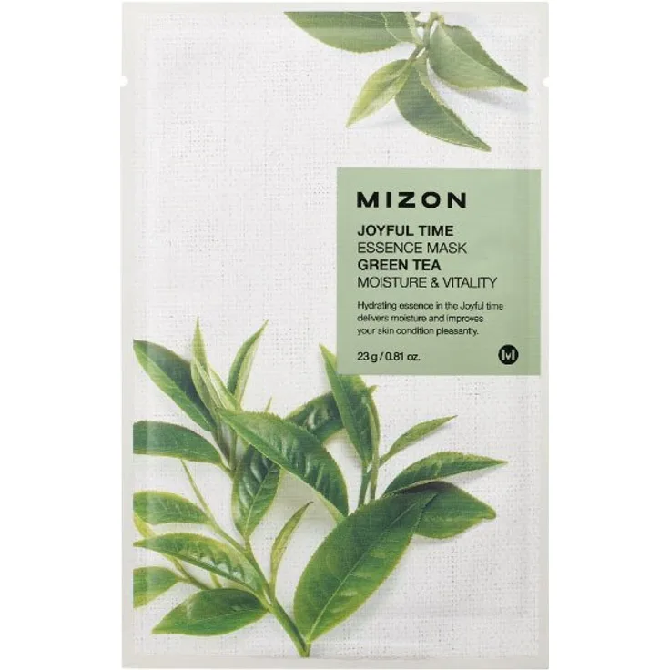 Mizon Joyful Time Essence Tuchmaske Green Tea 23G mit pflegender Wirkung