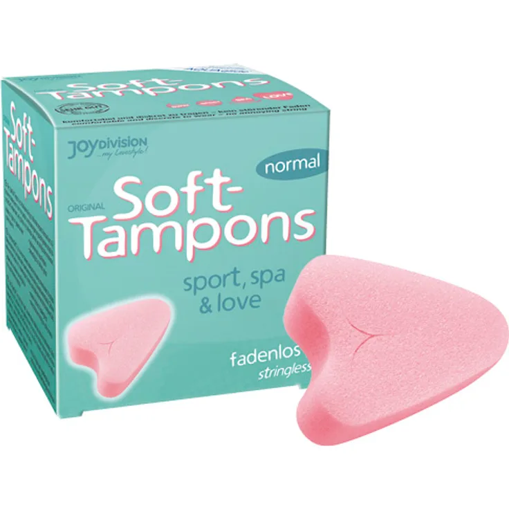 Joydivision Soft-Tampons Ideal für den Intimverkehr während der Periode und bei der Verwendung von Spermiziden 3 Stück