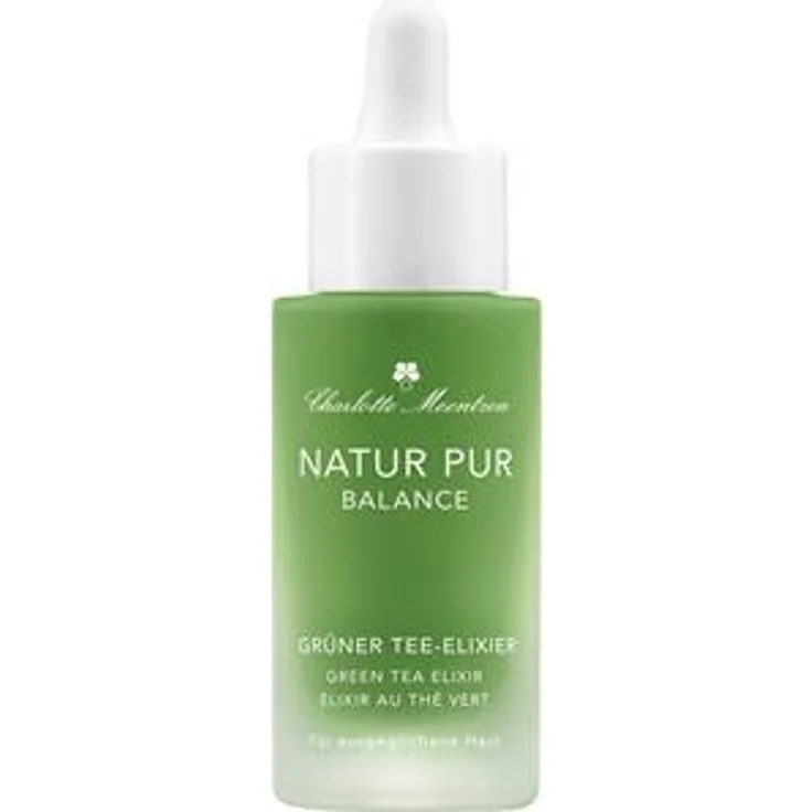 Charlotte Meentzen Natur Pur Balance Grüner Tee-Elixier 30 ml mit erfrischender Wirkung für alle Hauttypen