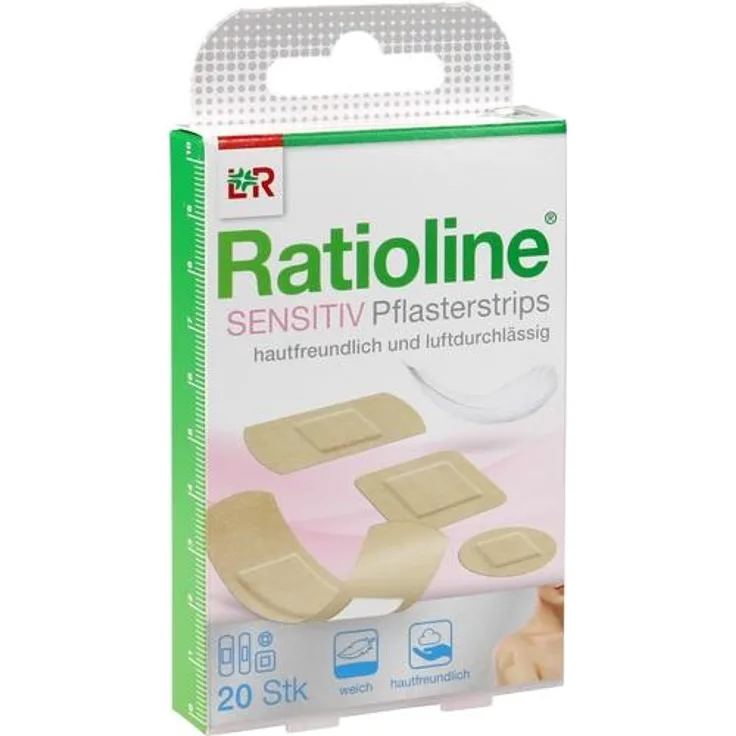 Lohmann & Rauscher Ratioline sensitive Pflasterstrips in 4 Größen 20 St.