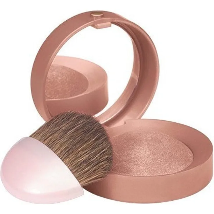 Bourjois Make-up Little Round Pot Blusher 85 Sienne, Farbton: Braun, mit einem schimmernden Finish