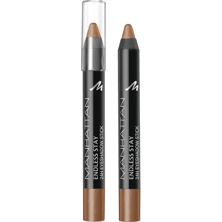 Manhattan Cosmetics Endless Stay 24h Eyeshadow Stick, 030, Divine Brown, 3er Pack 3 x 3.25 ml