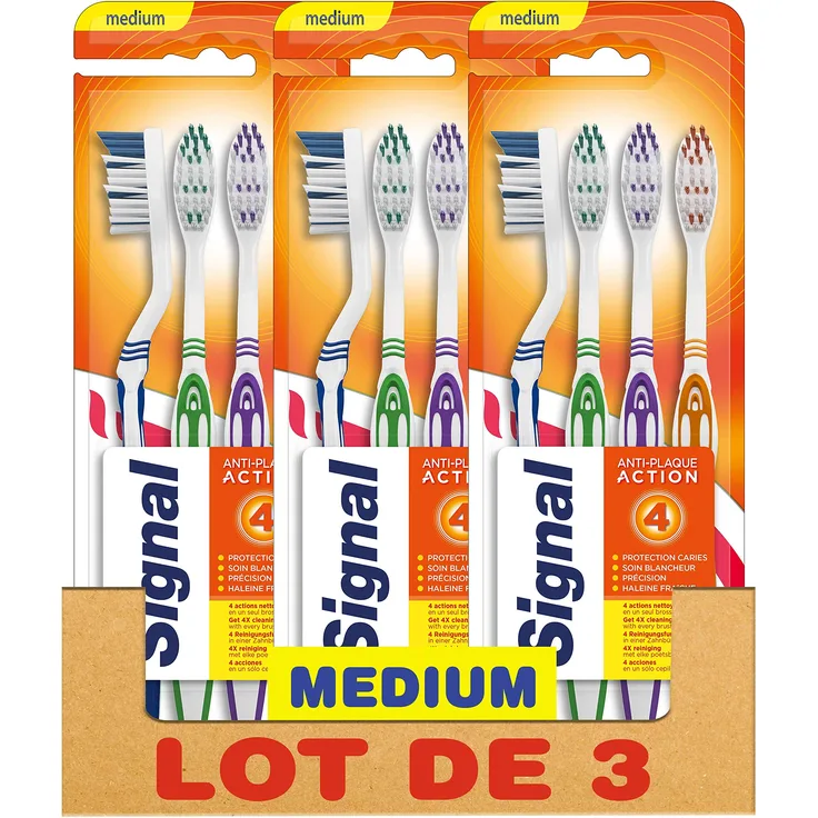 Signal Zahnbürste, 4 Saisons, Medium 