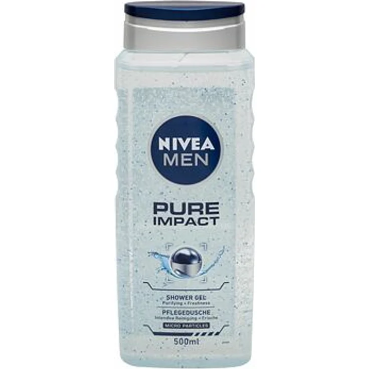 Nivea Men Pure Impact Duschgel für Körper und Haar 500 ml – Bild 1