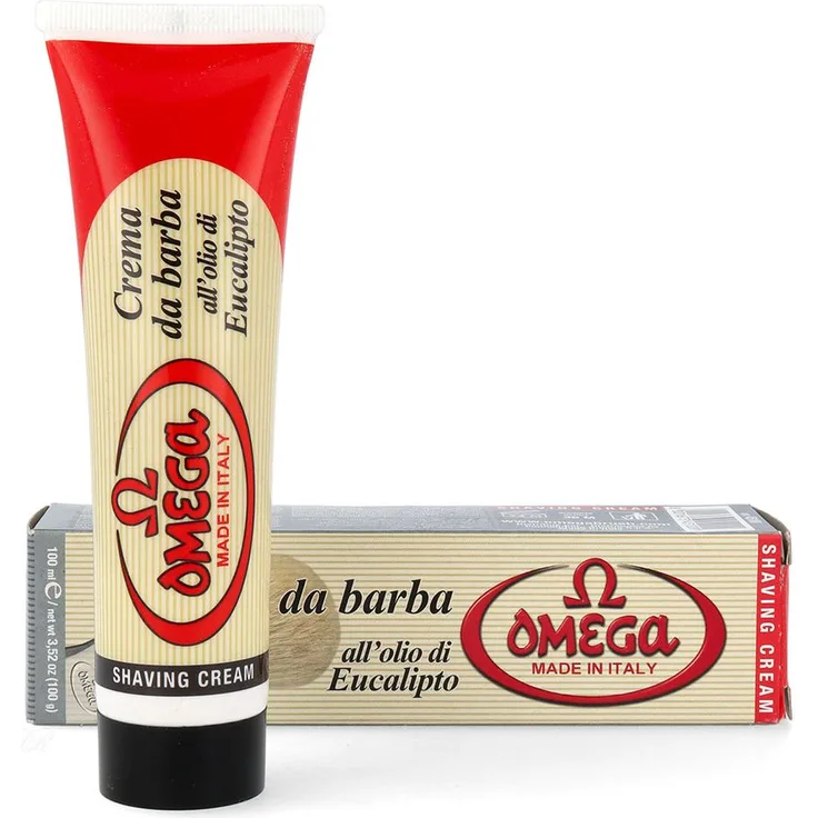 Omega Pennelli Omega crema da barba Rasiercreme Tube 100 ml