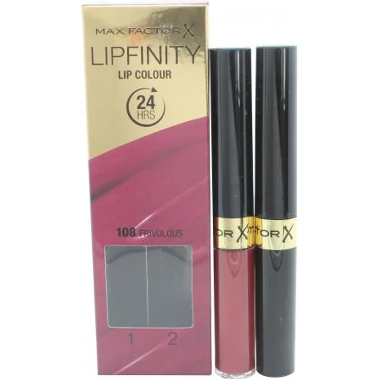 Max Factor Lippenstifte Lipfinity Lippenstift 108 Frivolous 4.0 g – Bild 1