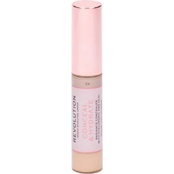 Makeup Revolution London Conceal & Hydrate Feuchtigkeitsspendender Concealer 13 g Farbton C3