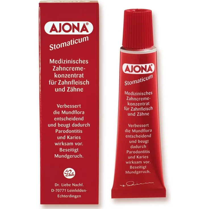 Ajona Medizinisches Zahncremekonzentrat für Zähne, Zahnfleisch & Zunge, 25 ml – Bild 2