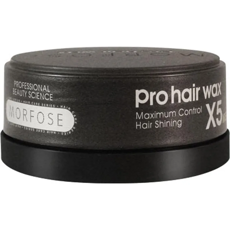 Morfose Pro Hair Wax X5 Schwarz 150 ml