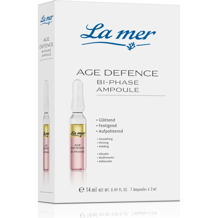 La Mer Age Defence Bi-Phase Ampulle mit Duft 7 x 2 ml, mit pflegender Wirkung 