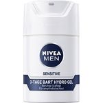 Nivea Männerpflege Gesichtspflege Nivea Men Sensitive 3-TAge Bart Hydro gel 50 ml Tagespflege für Damen und Herren