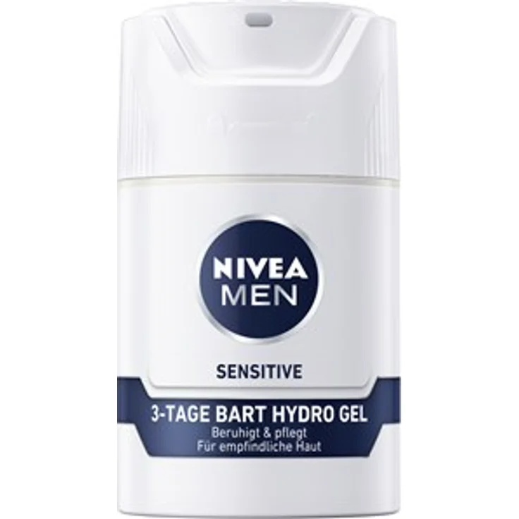 Nivea Männerpflege Gesichtspflege Nivea Men Sensitive 3-TAge Bart Hydro gel 50 ml Tagespflege für Damen und Herren – Bild 1