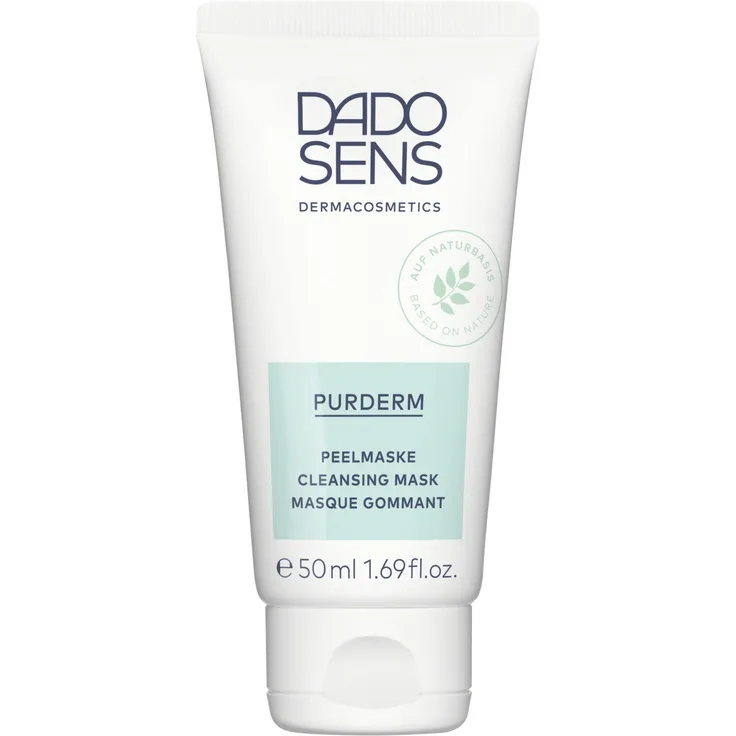 Dado Sens Purderm Peelmaske 50 ml, bekämpft Hautunreinheiten, Mit milder Fruchtsäure und Bisabolol