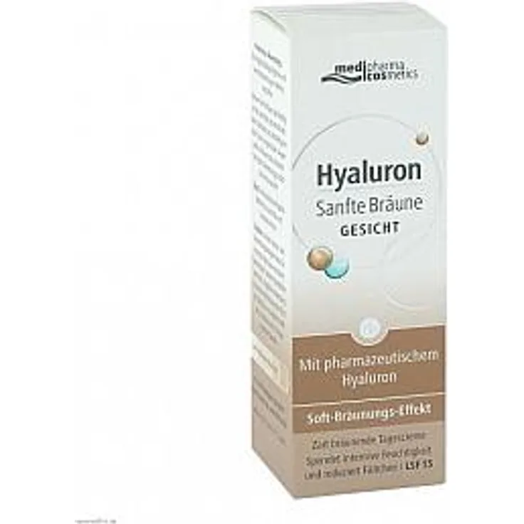 Dr. Theiss Naturwaren HYALURON SANFTE Bräune Gesichtspflege Creme Selbstbräuner 50 ml