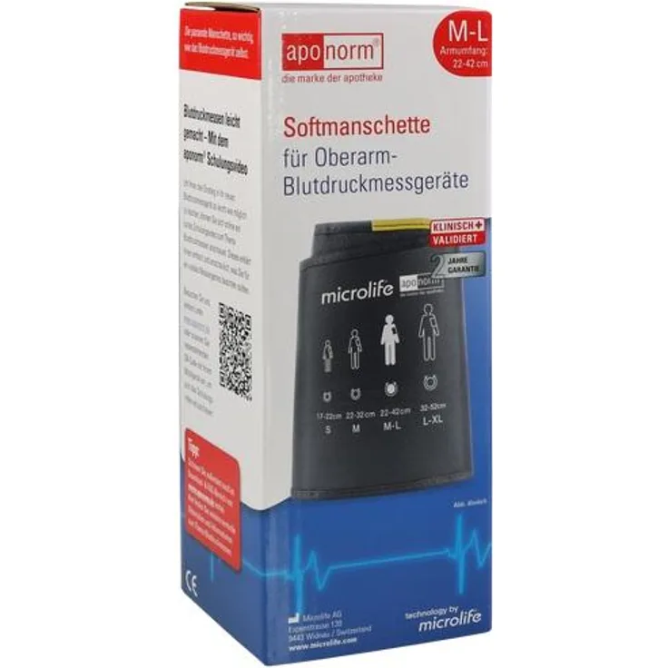WEPA Apothekenbedarf Aponorm Oberarmsoftmanschette M-L 22-42 cm 1 St.