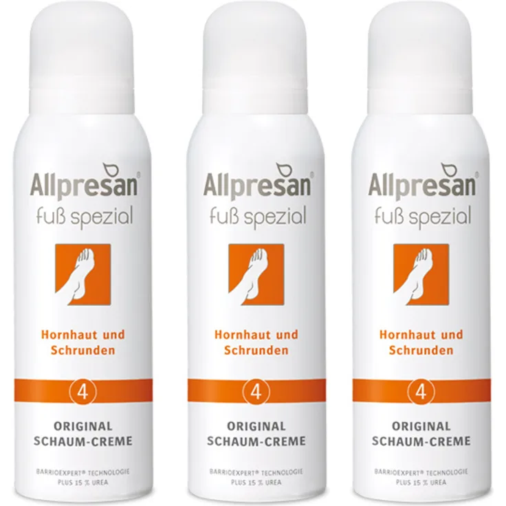 Allpresan Fuß Spezial /4/ Familienset 3 x 200 ml