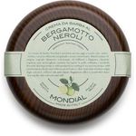 Mondial Bergamotto Neroli Rasiercreme im Tiegel mit wertvollen Pflanzenölen 150 ml