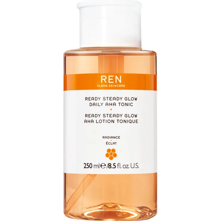 Ren Radiance Skincare Ready Steady Glow Daily AHA Tonic 50 ml, für alle Hauttypen geeignet