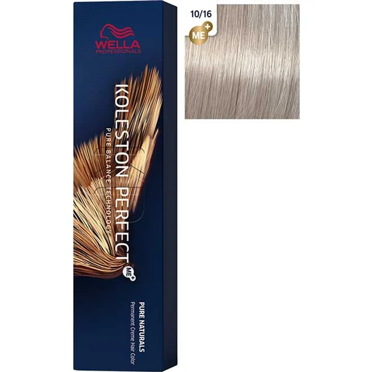 Wella Koleston Perfect Me+ Farben 10/16 hell-lichtblond asch-violett 60 ml – Bild 1