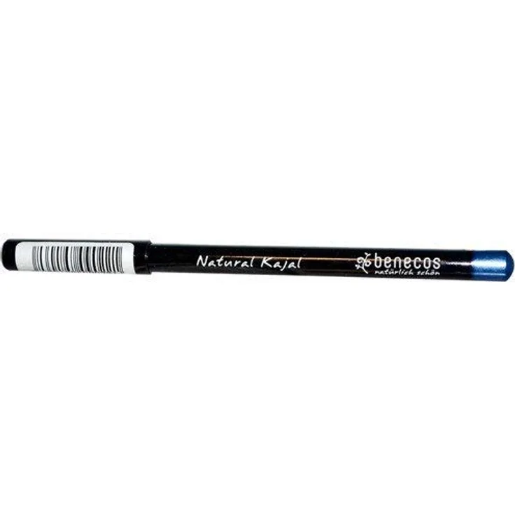 benecos Augen Make-up Natural Kajal Bright-Blue 1,13 g Blau, mit einer festen Textur