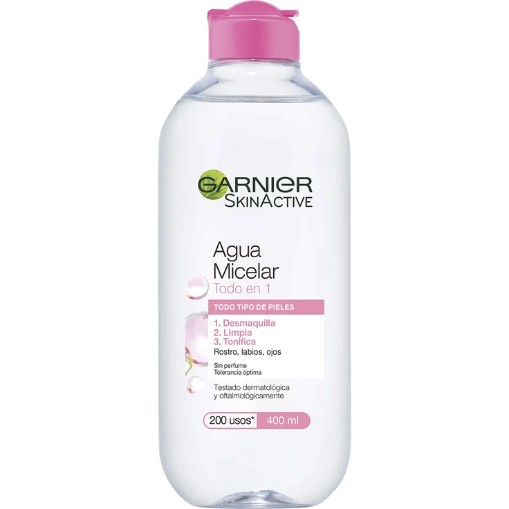 Garnier Mizellen Reinigungswasser Alle Hauttypen 400 ml, für Damen und Herren