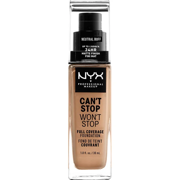 NYX Professional Make-up Can't Stop Won't Stop Neutral Buff 30 ml – Bild 1