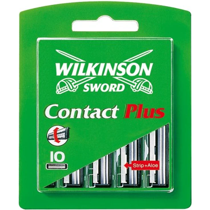 Wilkinson Sword Contact Plus Rasierklingen für Herren Rasierer 10 St