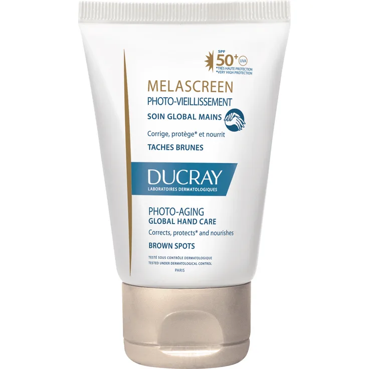 Ducray Melascreen Soin Global Mains SPF50 Creme Pigmentflecken 50 ml Tagespflege