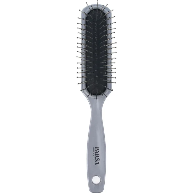 Parsa Beauty Haarbürste Unicolor mit Metallpins Allround Haar Styling Bürste