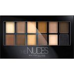 Maybelline Augen Make-up The Nudes Lidschatten Palette 12 Farben in einer Lidschattenpalette Taupe Sand Bronze 9,6 g