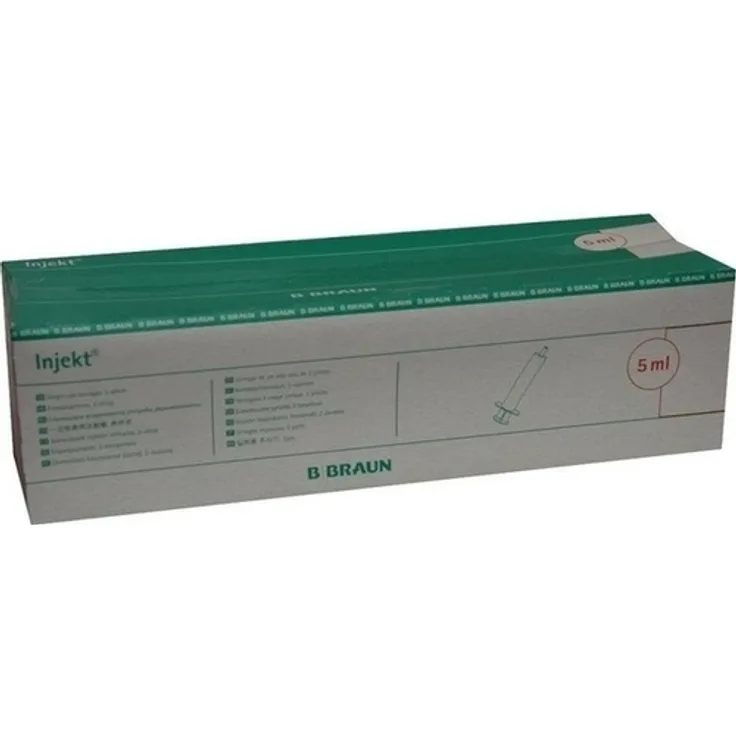 B. Braun Melsungen Injekt Solo Spritze 5 ml Luer exzentrisch PVC-frei 500 ml