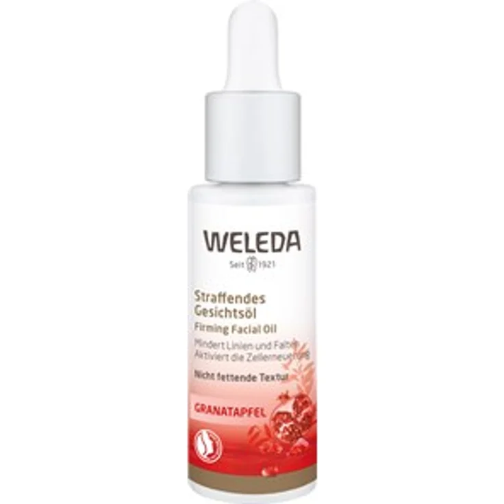 Weleda Gesichtspflege Intensivpflege straffendes Serum granatapfel 30 ml, mit pflegender Wirkung – Bild 1