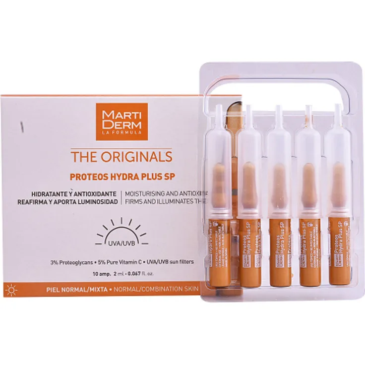 Martiderm The Originals Proteos Hidraplus Sp Ampoules 10 x 2 ml, mit pflegender Wirkung 