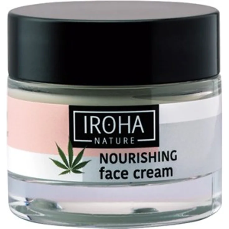 Iroha Pflege Gesichtspflege Hemp Cannabis Sativa Seed Oil Nourishing Face Cream 50 ml Tagespflege für Damen und Herren