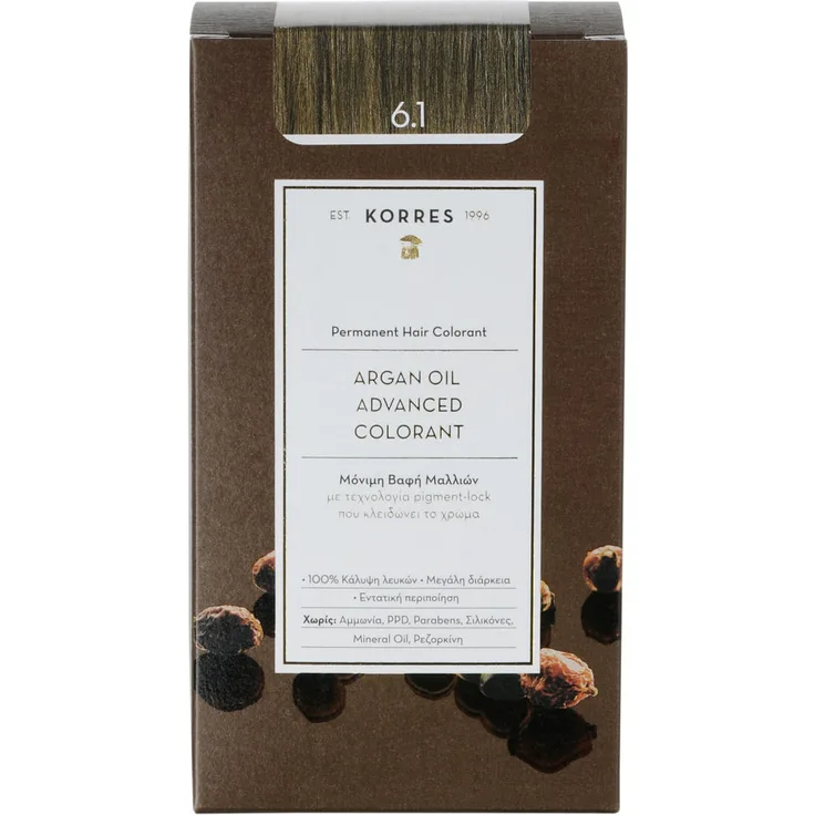 Korres Natural Products Argan Oil Dunkelblond Asch 6.1