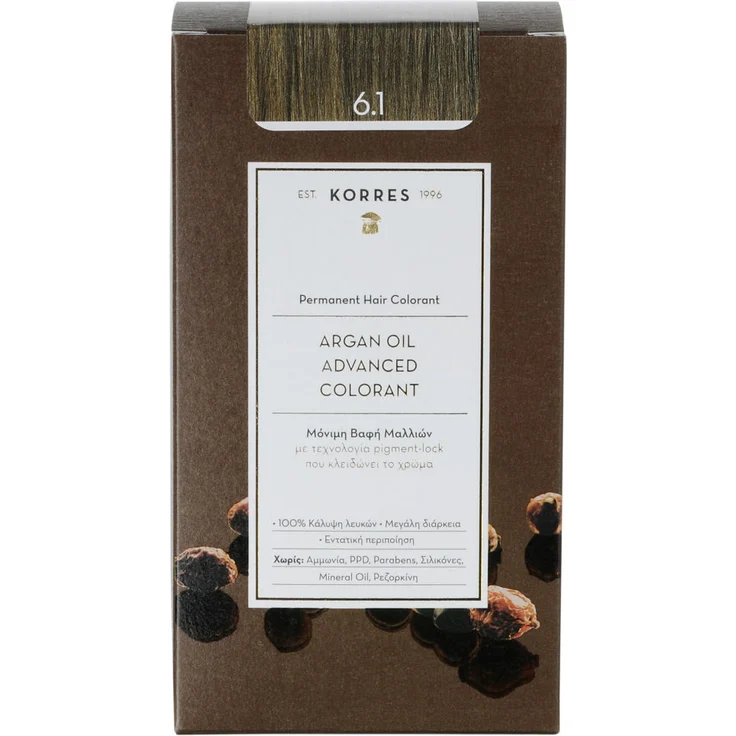 Korres Natural Products Argan Oil Dunkelblond Asch 6.1