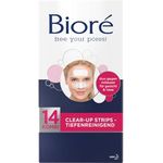 Biore Pflege Gesichtspflege Kombi Clear-Up Strips Tiefenreingend 14 Stk. Tagespflege Inhalt: 14 Stück, für Damen und Herren