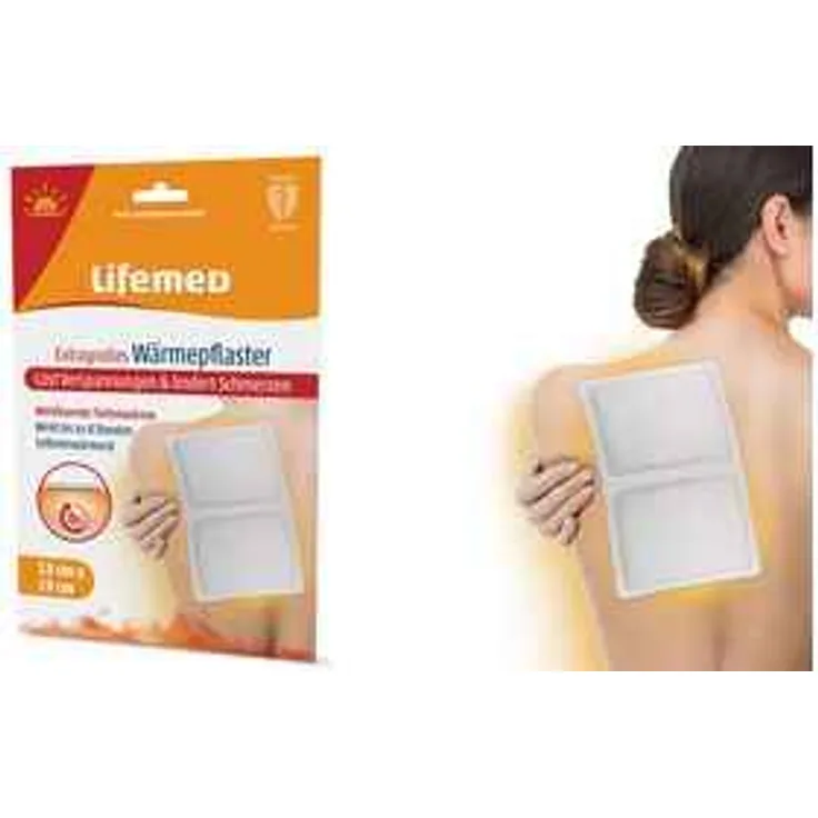 Lifemed Wärmepflaster, 190 x 130 mm, weiß