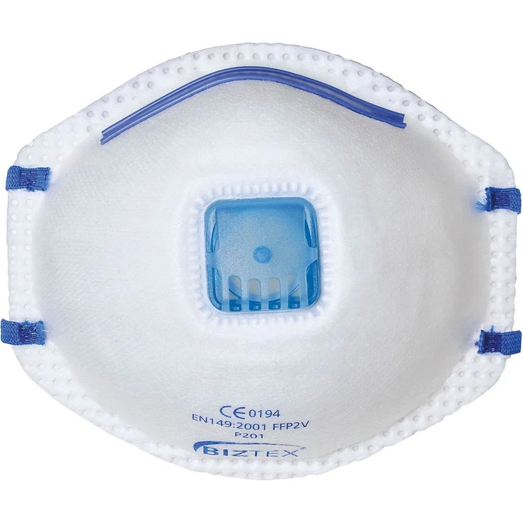 Portwest P201WHR FPP2, Atemschutzmaske mit Ventil, 10 Stück – Bild 1