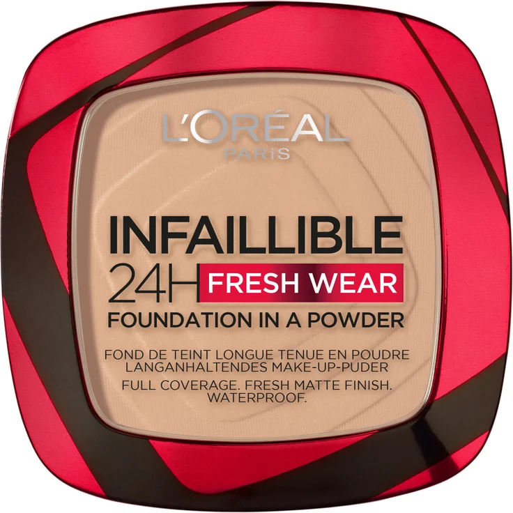 L'Oréal Make-up-Puder Infaillible 24H Fresh Wear  130 True Beige 9 g – Bild 1