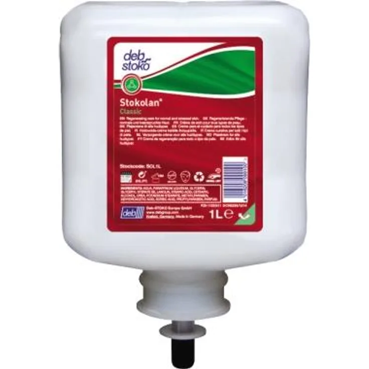 Stoko Hautpflegecreme Stokolan Classic 1l parfümiert Kartusche (SCL1L) 