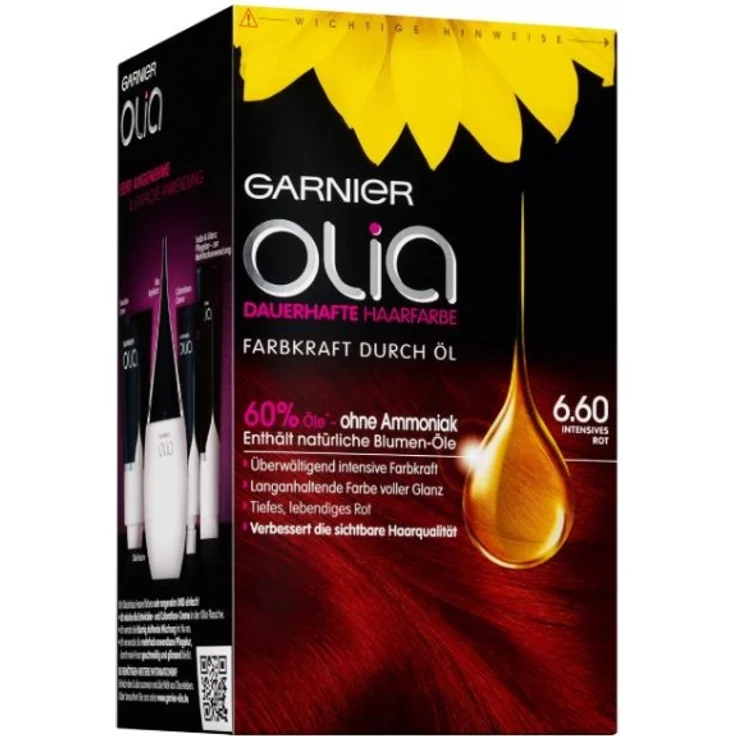 Garnier Olia Intensivcoloration Haarfarbe 6.60 – Bild 1