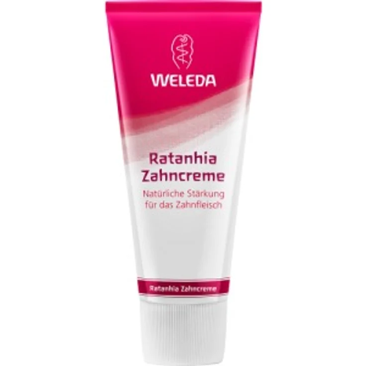 Weleda Mund & Zahn Ratanhia-Zahncreme 75 ml, frischer Atem & saubere Zähne