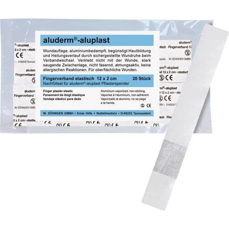 Söhngen 1009914 Nachfüllset aluderm-aluplast Wundverbände für Pflasterspender 20