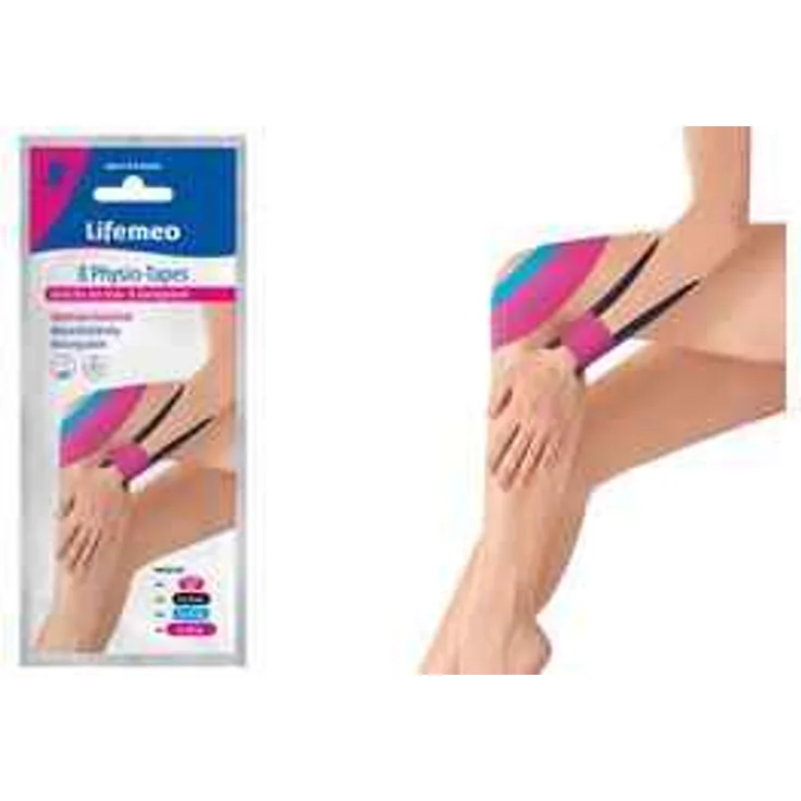 Lifemed Physio-Tape Knie-/Hand-Gelenk, farbig sortiert