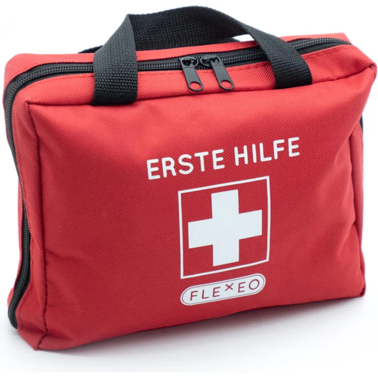 Flexeo Erste-Hilfe-Tasche Discovery, 59-teiliges Set zur Wundversorgung – Bild 7